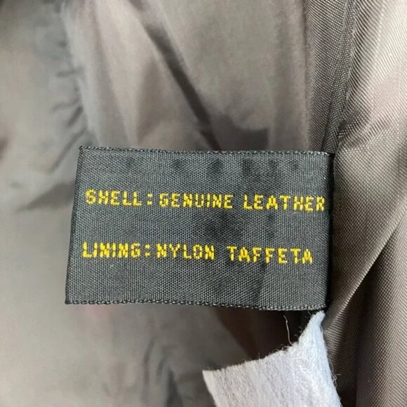 Vintage Bertini size 44R Men’s Brown Leather Button Up Jacket - Picture 3 of 3